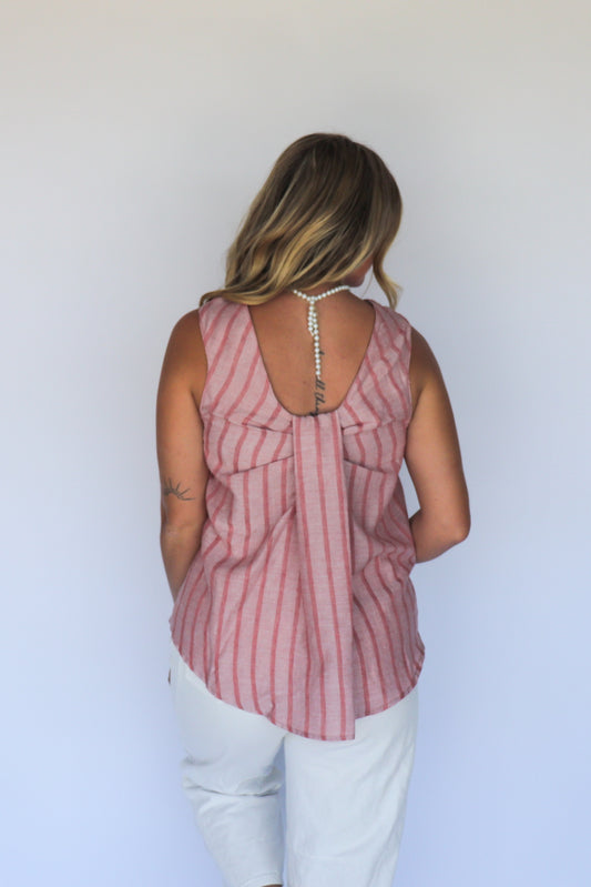 Pink Stripes Tank