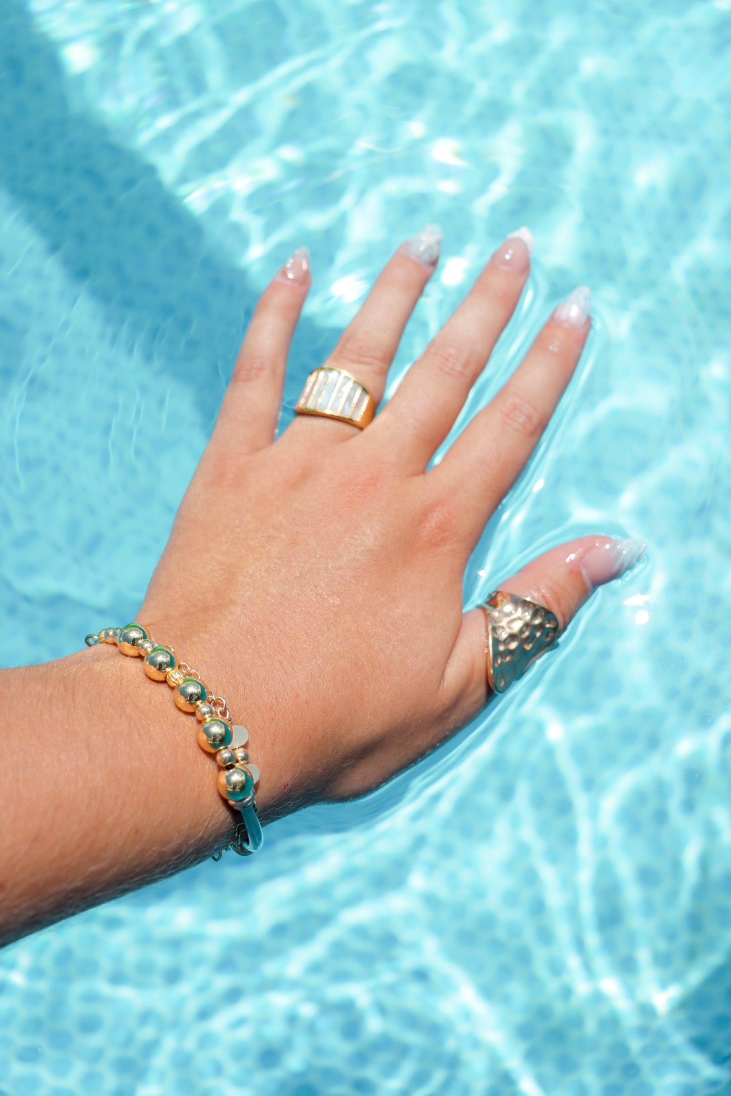 Coastal Chunky Gold Bracelet