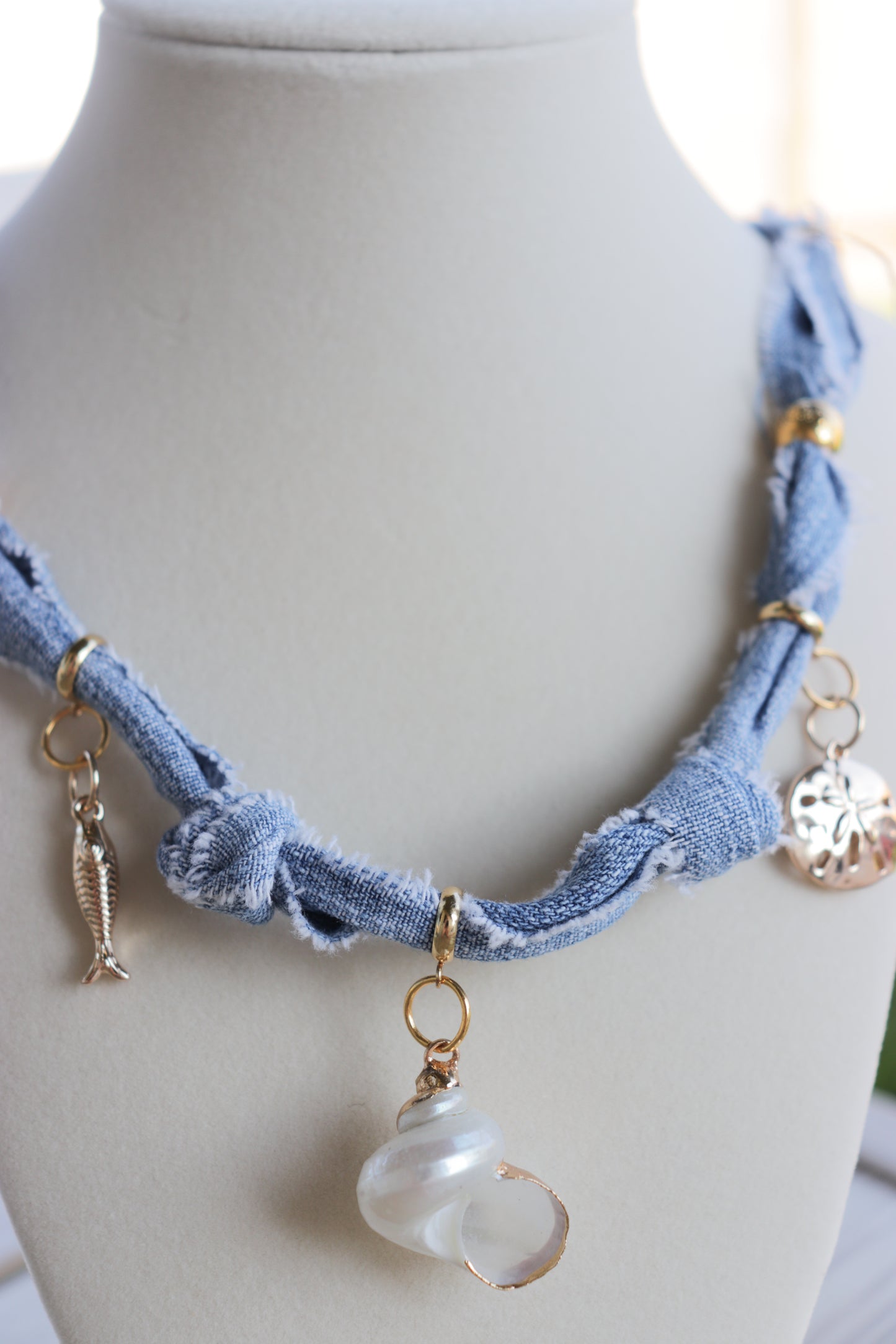 Jean Scarf Necklace