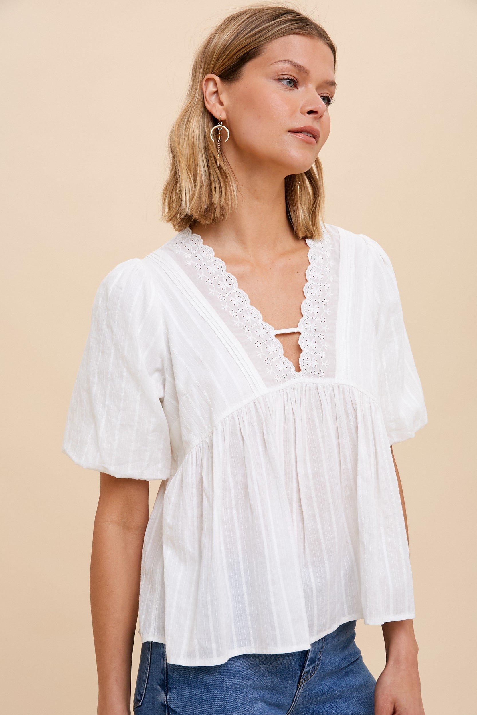 Lace Blouse – The Claire Collection Boutique