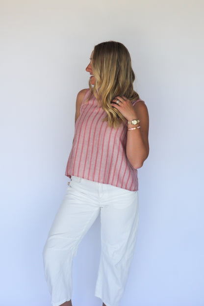 Pink Stripes Tank