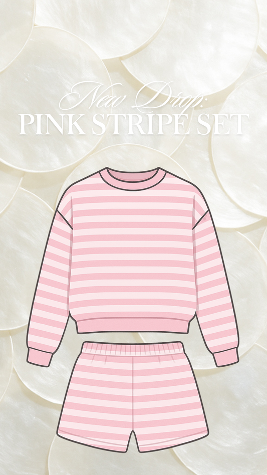 Pink Stripe Set